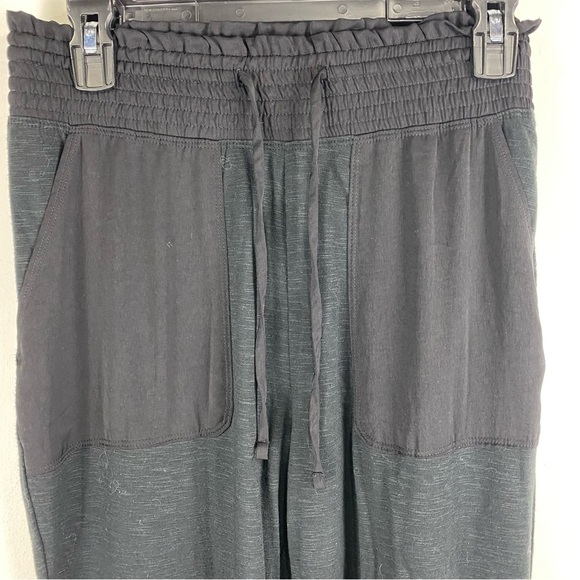 Express High Rise Loungewear Comfy Cozy Pajama Pants Jogger Sweatpants Black - Picture 2 of 5